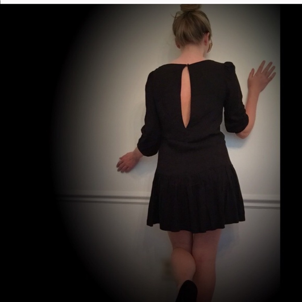 Open Back Drop Waist Dress